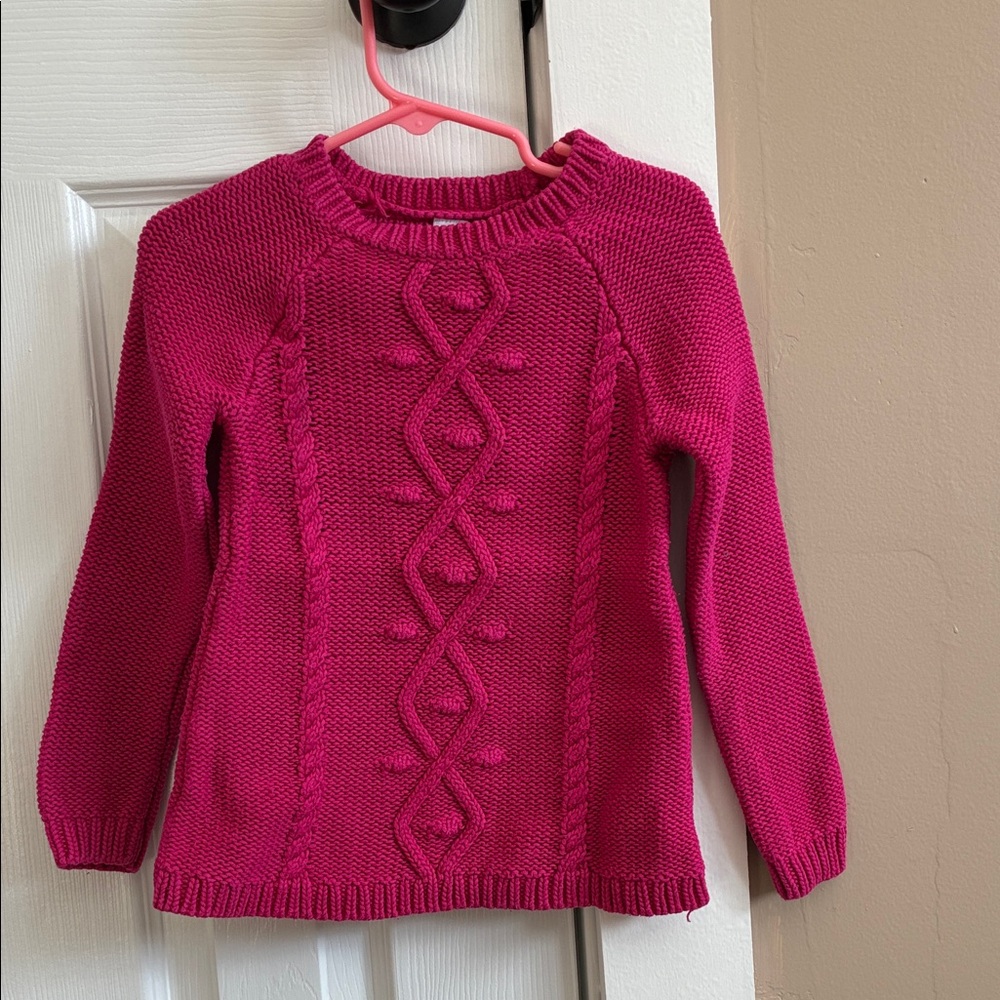 Old Navy Pink Cable Knit Sweater